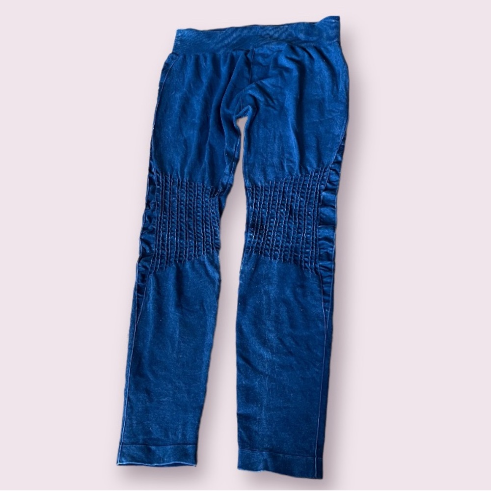 Nikibiki Plus Onesize moto stone washed denim look leggings